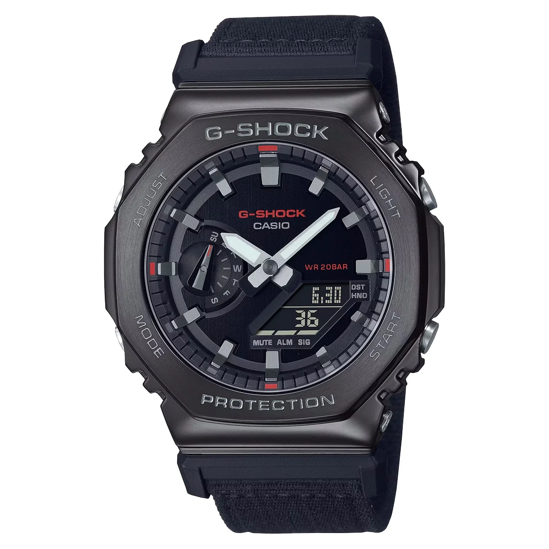 Orologio G-Shock GM-2100CB-1AER cinturino tessuto nero