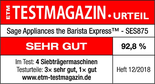 Sage Appliances SES875 the Barista Express, Macchina per caffè, Black Sesame : Amazon.it: Casa e cucina