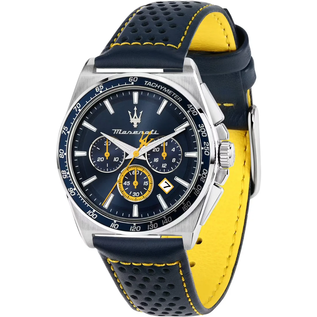 Orologio Maserati Velocit�� crono blu e acciaio Special Pack R8873652001