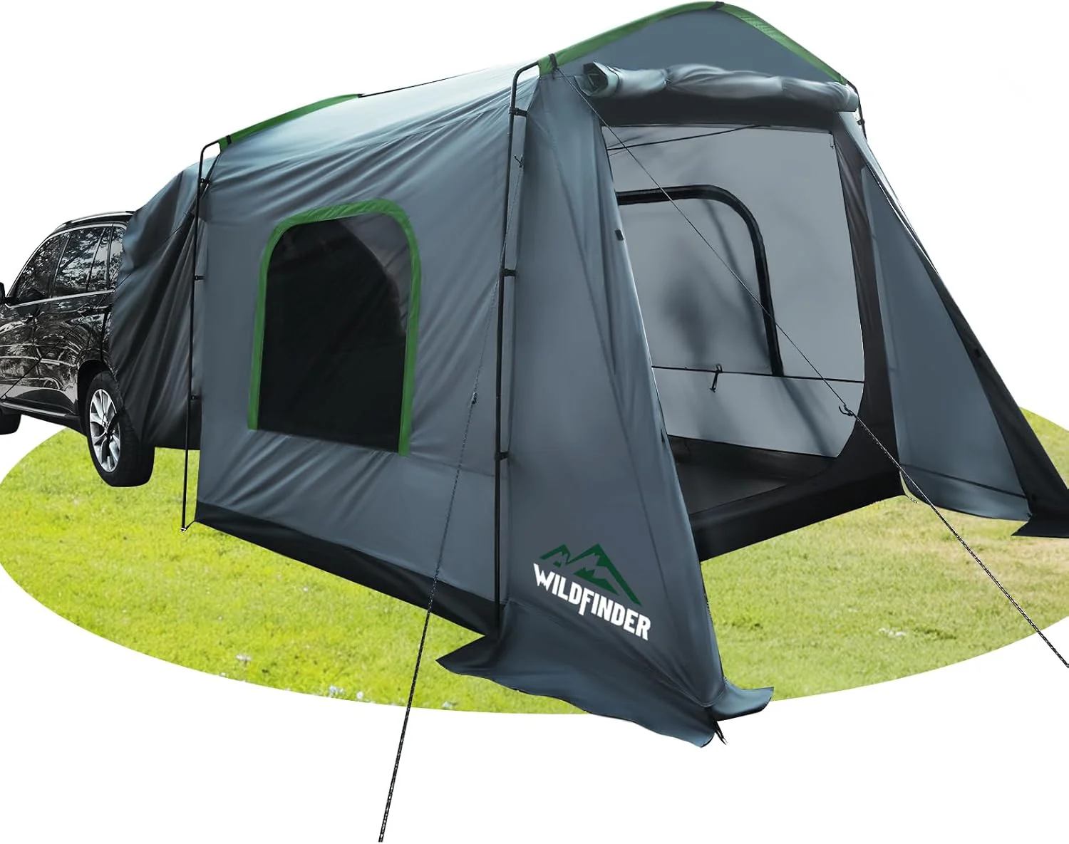 SUV Tent. 5-9 Person Rectangle Car Tent for Family. Waterproof & Windproof for Car Camping. Large Camping Tents with Storage Bag. SUV. Van. Jeep. Pickup 8FT L x 10.6FT W x 7.2FT H