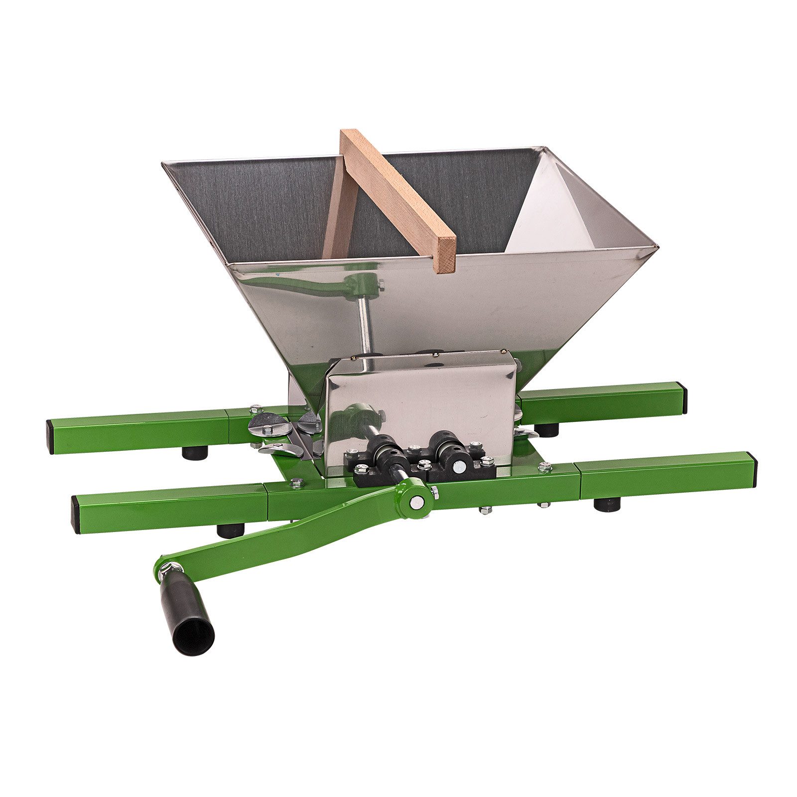Entsafter Obstmühle Eco, 7 Liter, Edelstahl-Trichter mit Handkurbel