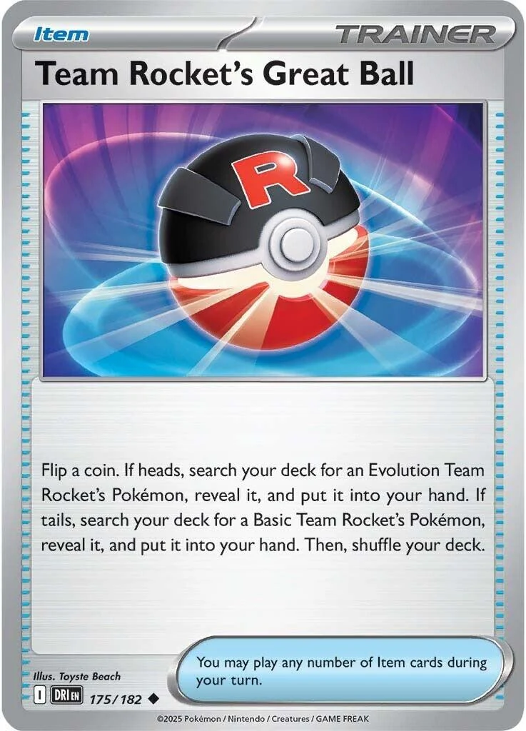 Team Rocket's Great Ball (175/182) (DRI)