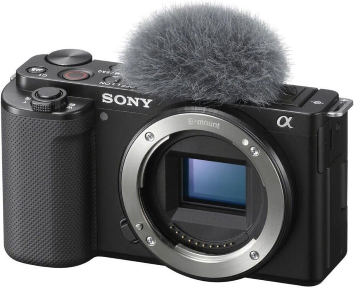 ZV-E10 (APS-C) Fotocamera per vlogging – Video 4K, display orientabile, autofocus oculare in tempo reale, leggera e ideale per vlogger e principianti