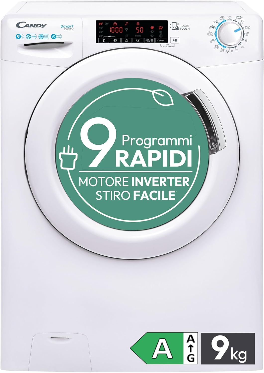 Washing Machine CS 149TXME-S 9 kg Class A 1400 RPM