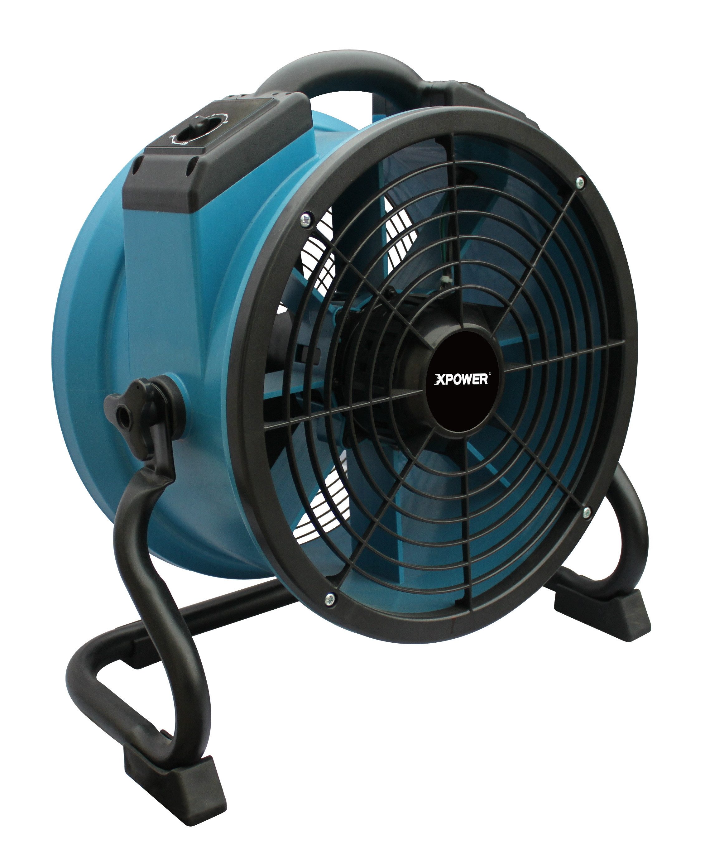 Tischventilator X-34TR Industrieller 13″ Axiallüfter mit Variabler Drehzahl & Timer