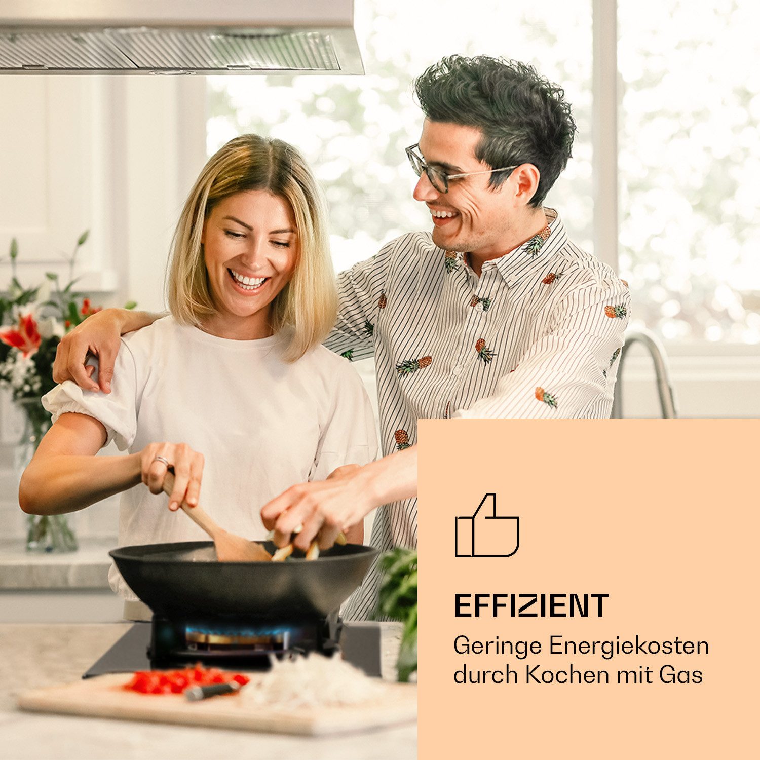 Gas-Kochfeld Goldflame