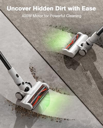 Maircle Cordless Vacuum Cleaner, 30KPa Stick Vacuum Rechargeable with Bendable Wand for Carpet, Hardwood Floors & Pet Hair, Lightweight, Quiet & Powerful Cleaning for Home : Home & Kitchen
