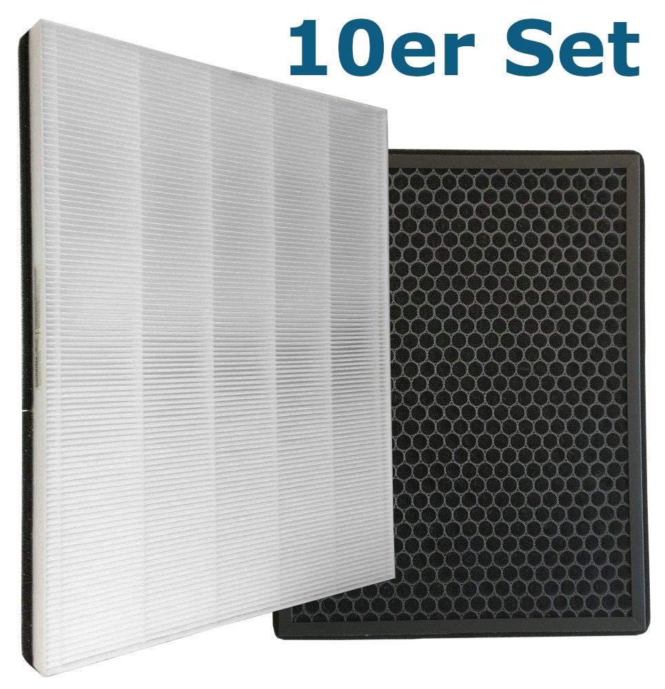 Filter-Set 10er Set einsetzbar statt Philips FY1410/30 und FY1413/30