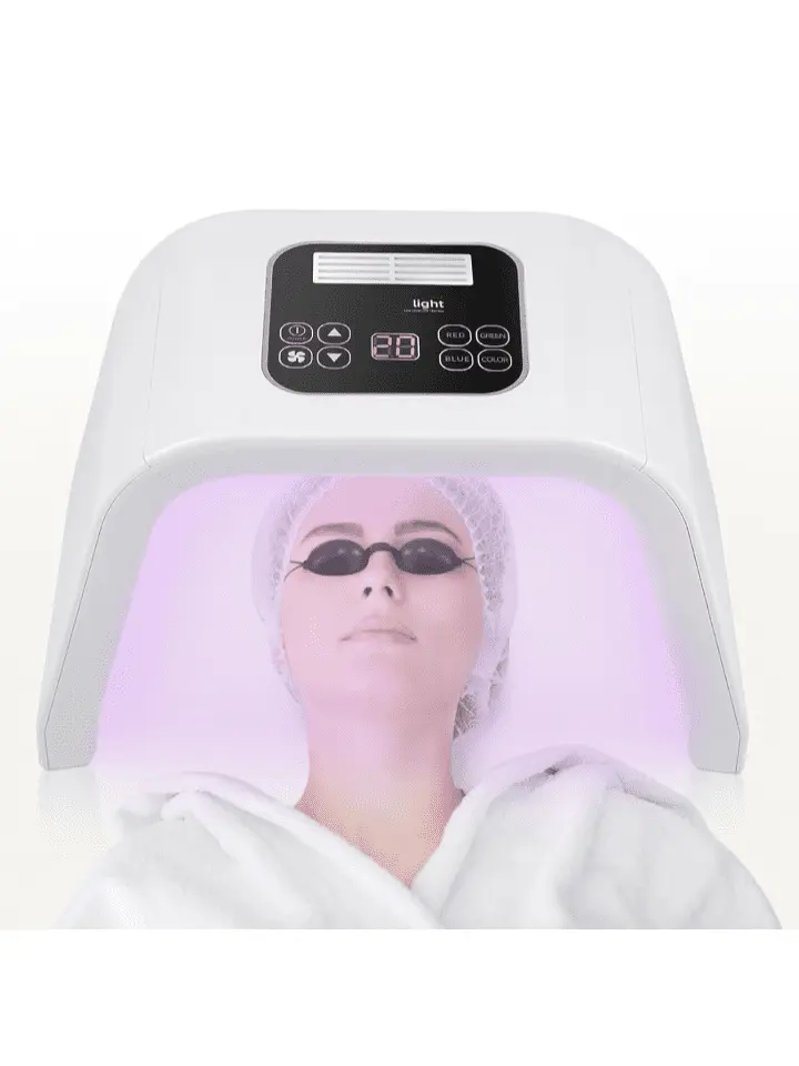 Led Face Tool，LED Light Therapy Facial Mask，7 in 1 Beauty Equipment for Skin Care at Home