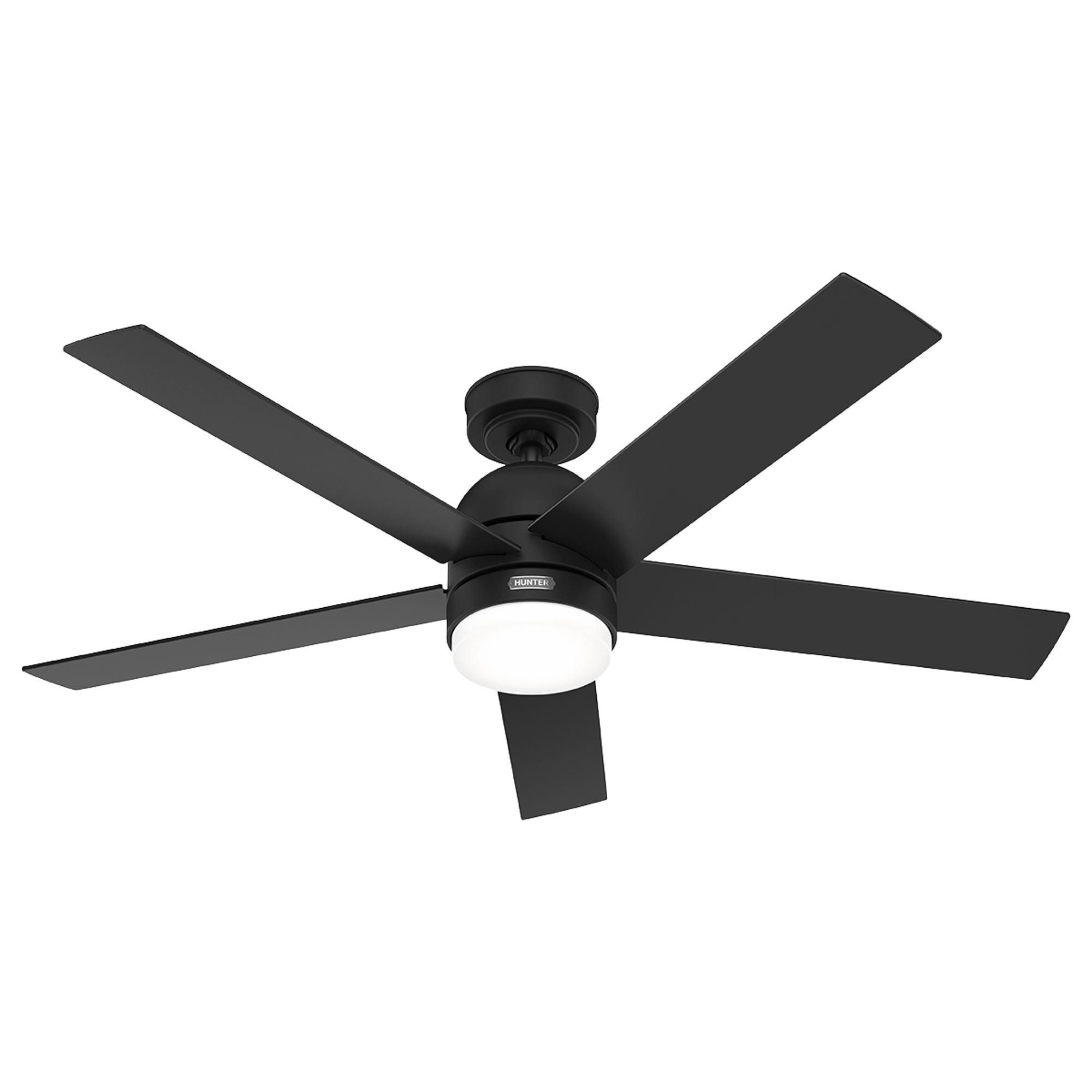Deckenventilator Deckenventilator Giannis Schwarz mit LED & Fernbedienung