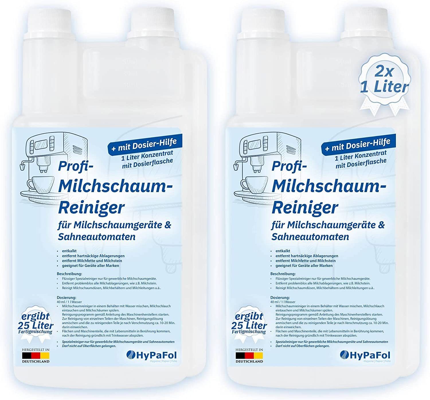 Milchaufschäumer Milchschaumreiniger, flüssiger Spezialreiniger für Milchschaumgeräte