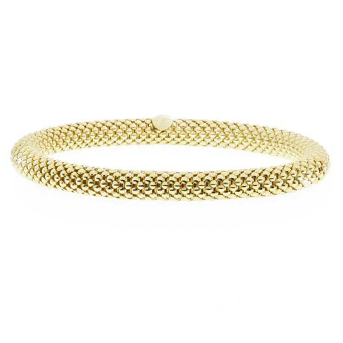 Bracciale Unoaerre 5015 elastico in argento dorato giallo