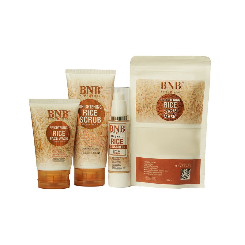 BNB Rice Renewel Bundle (Rice Kit + Rice Sunscreen Spf)