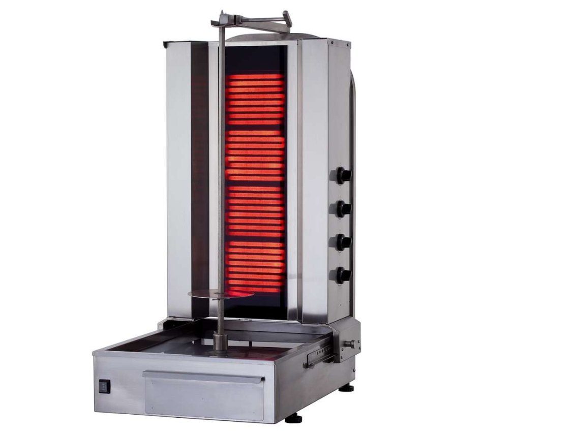 Dönergrill Dönergrill / Gyrosgrill 4 Ceranfelder Elektrisch