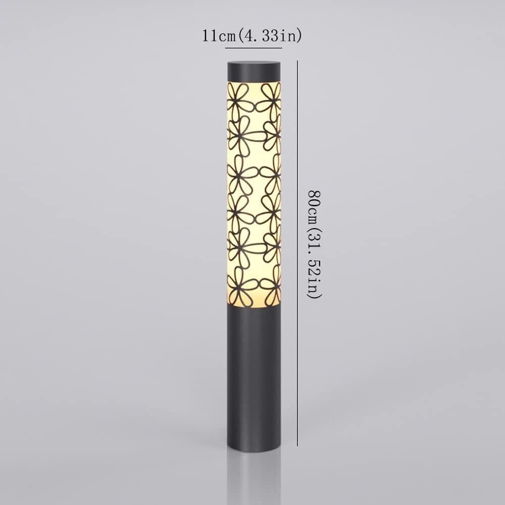 Moderne wasserdichte LED-Rasenlichter, 78,7 cm, für den Außenbereich, IP55-bewertet, stilvolle Gartenleuchten für Terrasse, Terrasse und Landschaftsbeleuchtung.