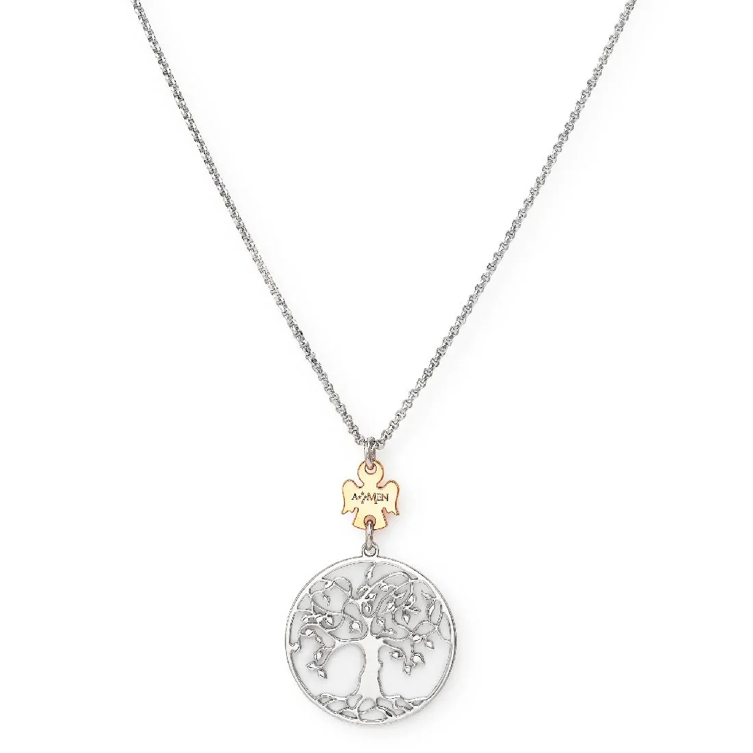 Collana Amen con ciondolo albero della vita CLALABR3