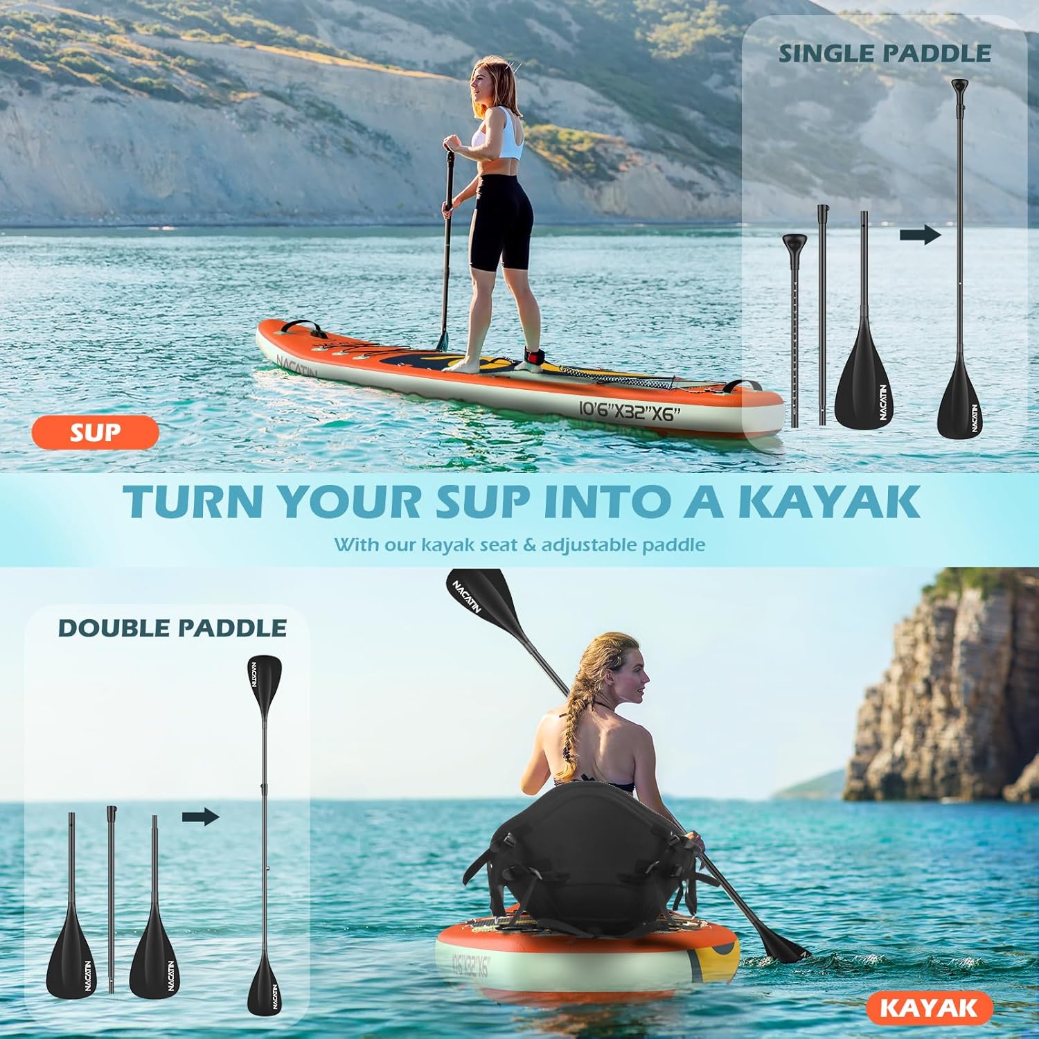 NACATIN Tavole Stand up 10'6