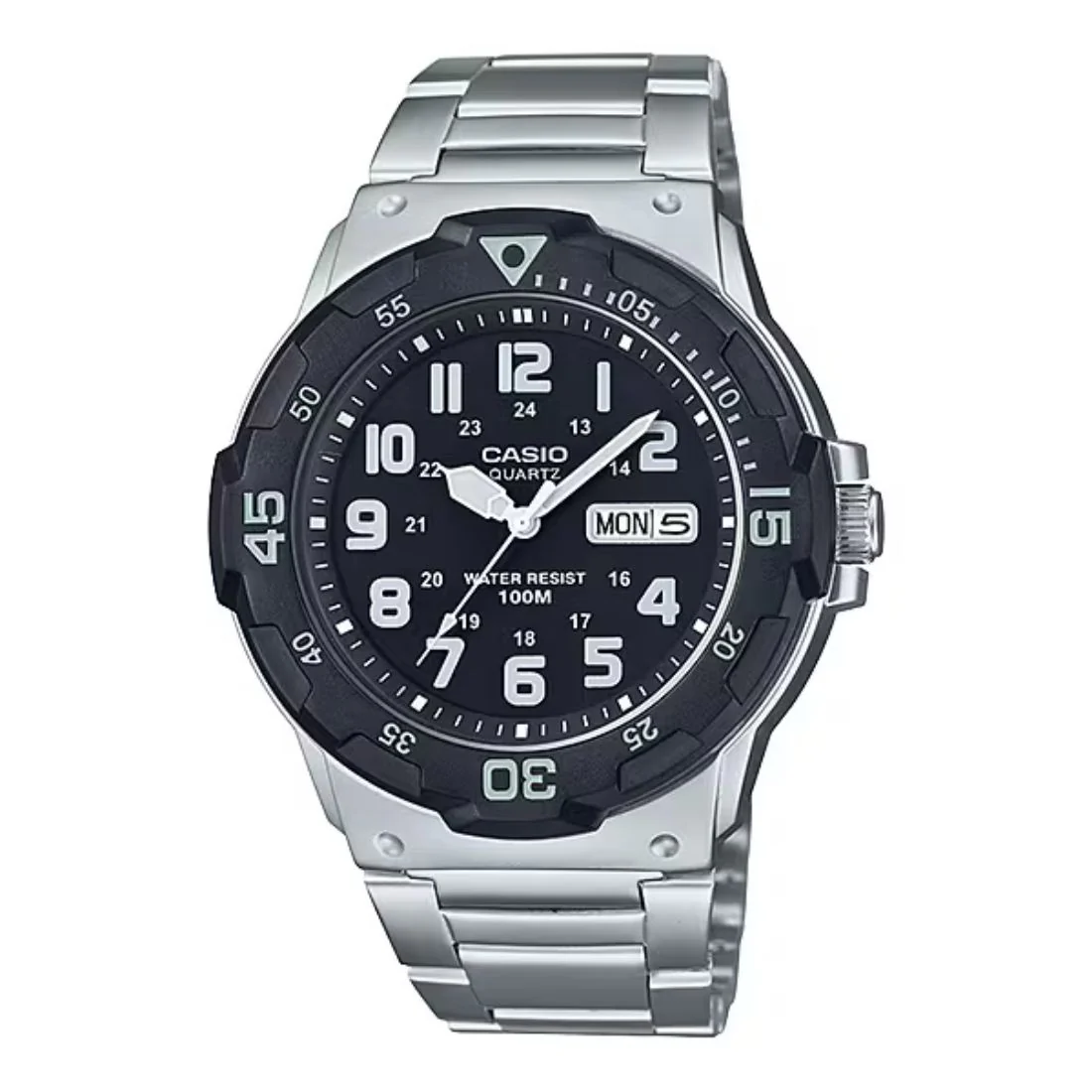 Orologio Casio MRW-200HD-1BVEF acciaio ghiera nera