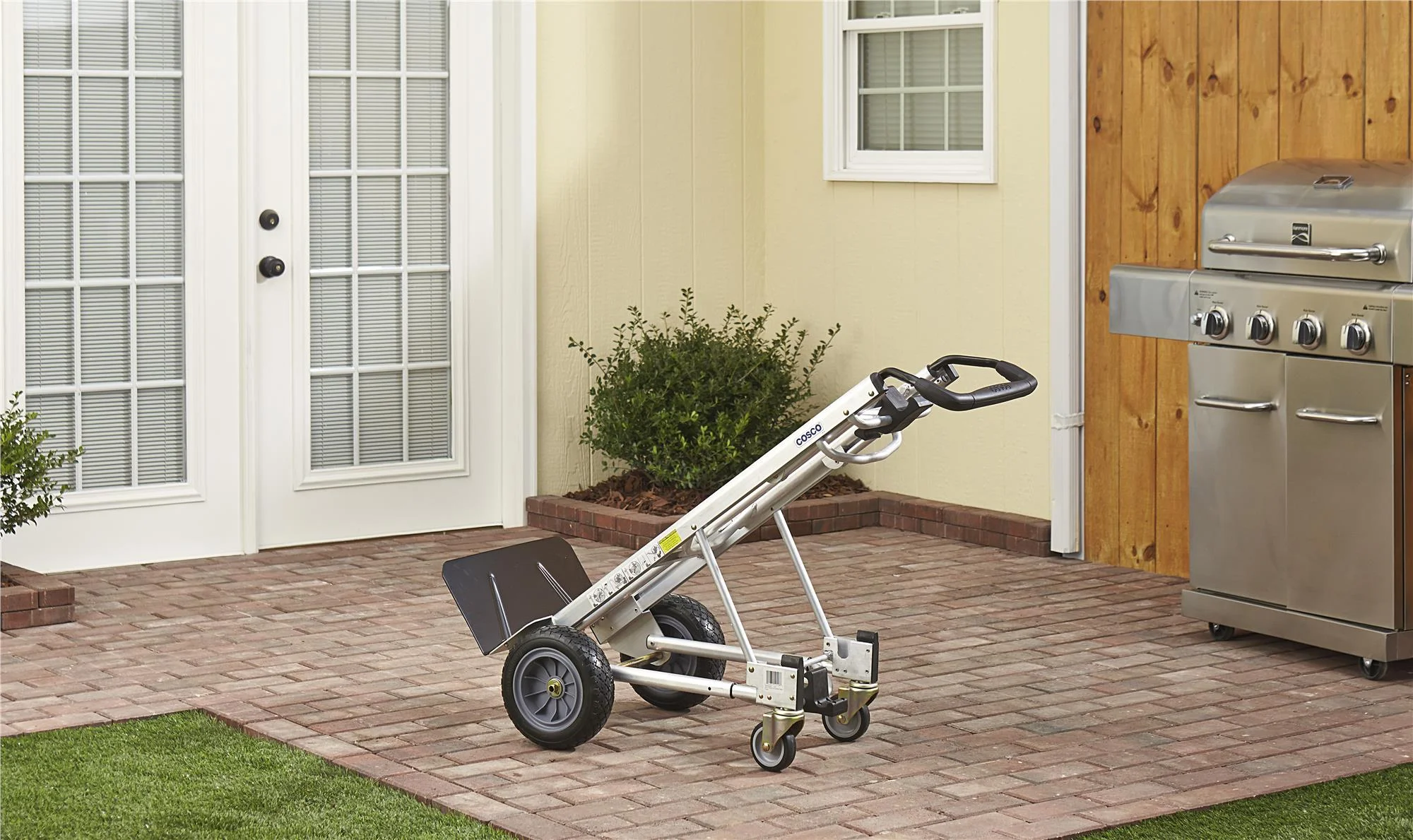 Cosco 3-in-1 Assist Series Hand Truck/Assisted Hand Truck/Cart with flat-free wheels