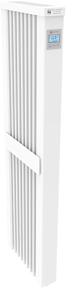 AeroFlow Elektroheizung SLIM TALL 1600 mit Schamottekern FlexiSmart-Displayregler elektrische Zusatzheizung, Nachtspeicher Ersatz, Elektroheizkörper-Heizgerät