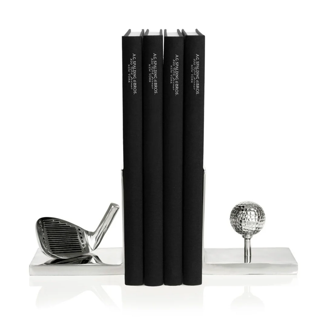 Ferma libro Spalding & Bros Golf in fusione d'alluminio