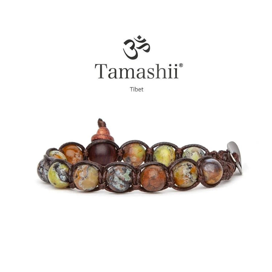 Bracciale Tamashii Deep Yellow Aobao BHS900-294 a un giro 8 mm