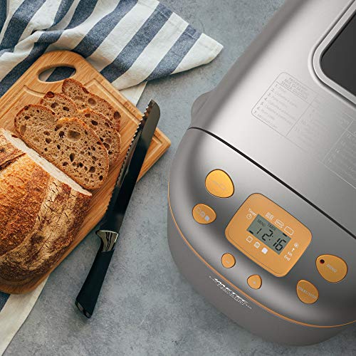 Imetec La Panetteria  zeroglu, Macchina per pane, Ciabatte, Panini, Dolci con farine naturali e senza glutine, 20 programmi, 2 pale impastatrici, Temperatura di lievitazione controllata : Amazon.it: Casa e cucina