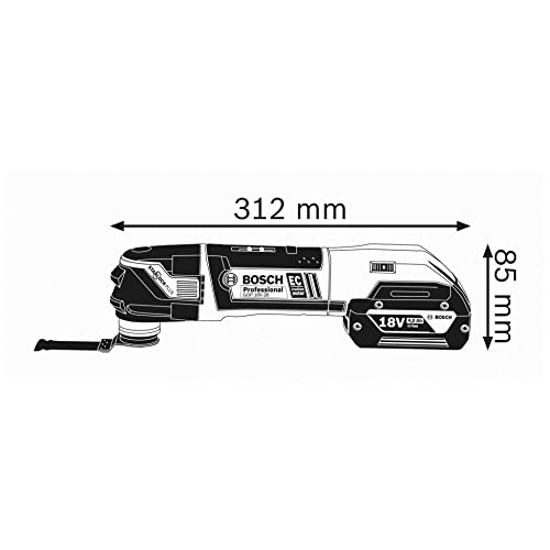 Bosch Professional 06018B6001 Utensile Multifunzione Gop 18V 28, Angolo di Oscillazione: 2.8 °, Senza Batteria e Caricabatteria, in L Boxx, 18 W, 18 V : Amazon.it: Fai da te