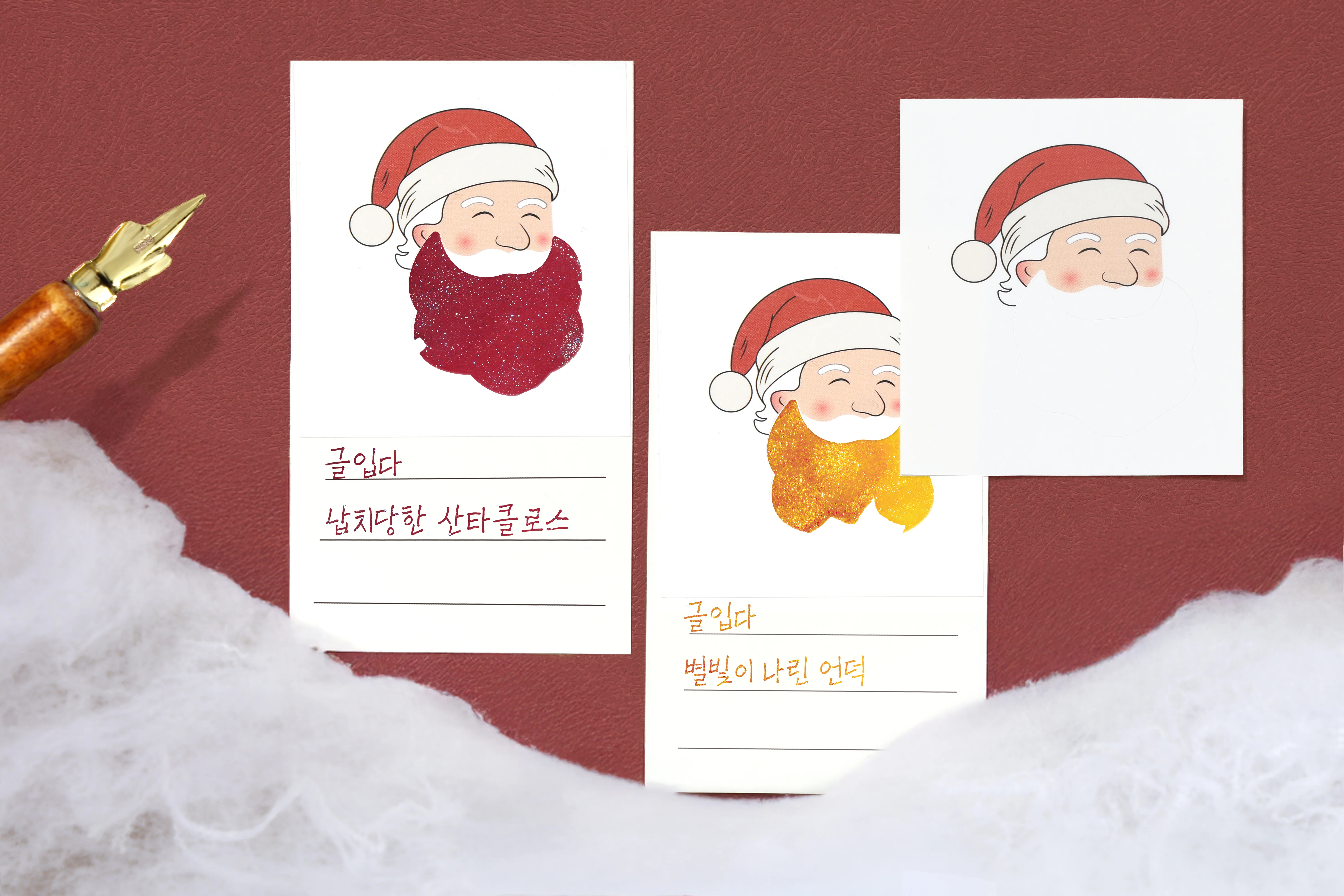 Wearingeul Ink Santa Claus Sticker & Swatch