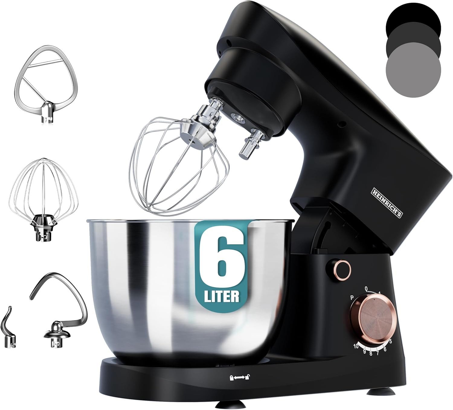 Küchenmaschine HKM 8077 Schwarz