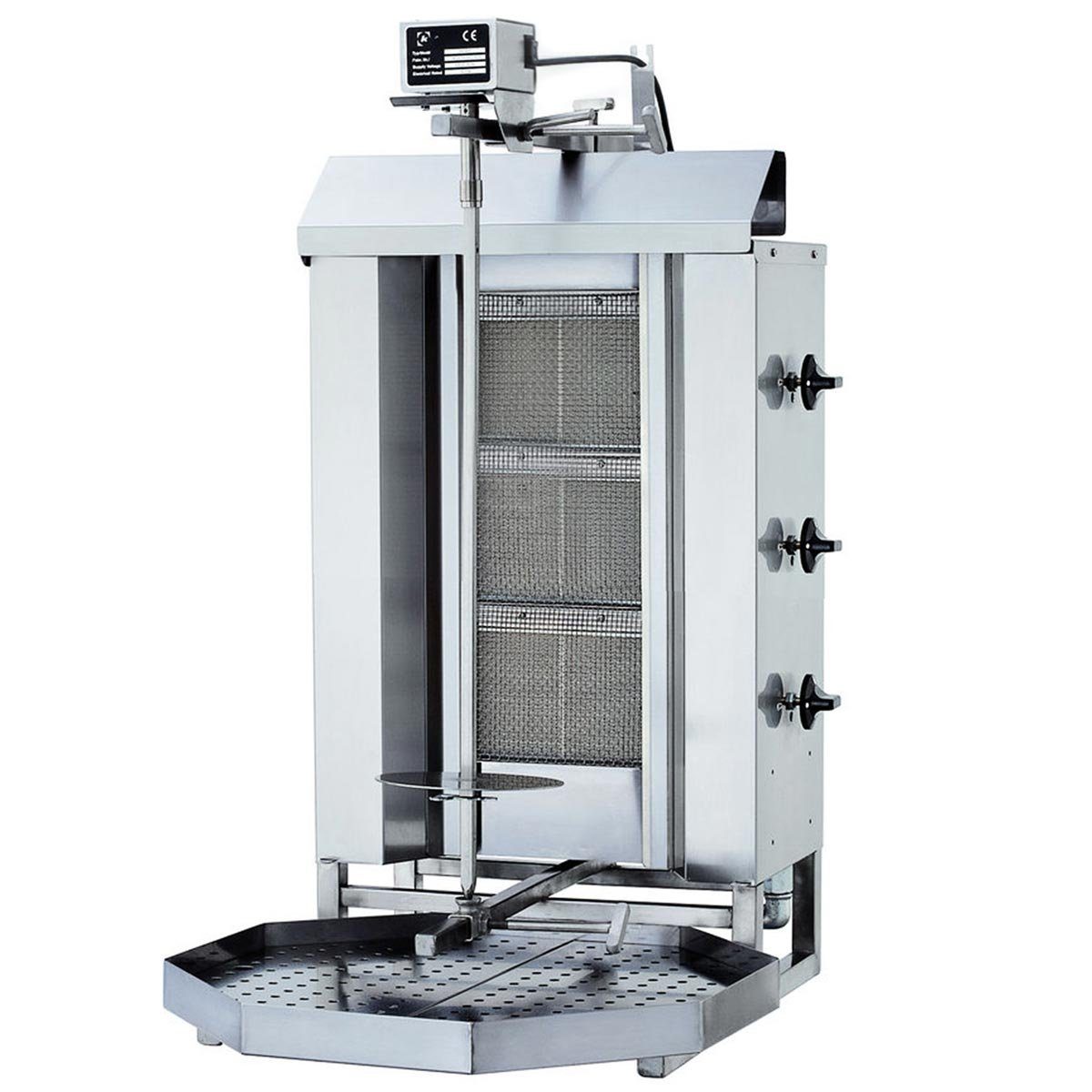 Dönergrill Dönergrill / Gyrosgrill 3 Brenner Motor oben