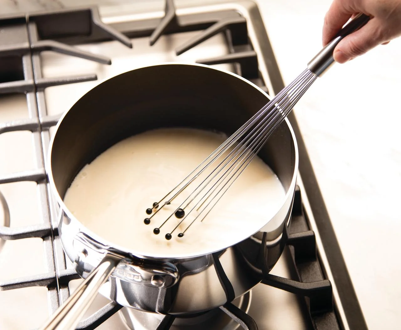 All-Clad D3 Stainless 3-ply Bonded Cookware, Sauce Pan with lid, 3 quart