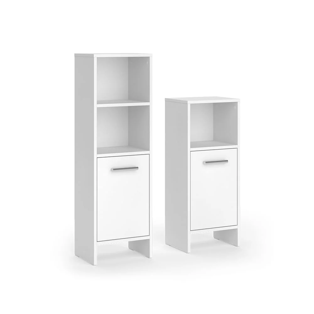 Vicco Badmöbel-Set Karli mit Waschbeckenunterschrank, modernes Badezimmermöbel-Set