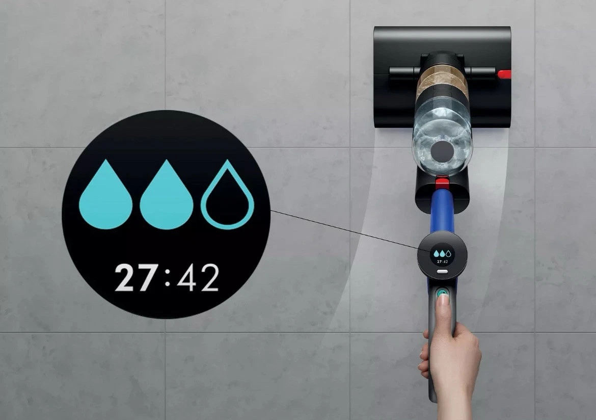 Dyson WashG1? (Ultra Blue/Mat Zwart) ?C Natte Vloerreiniger voor Harde Vloeren