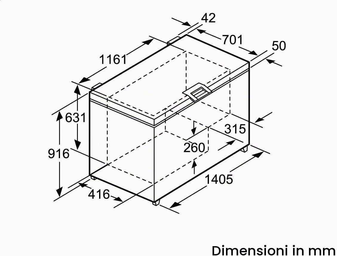 Siemens GC33MAW40 iQ500 - Congelatore, A+++ / Bianco