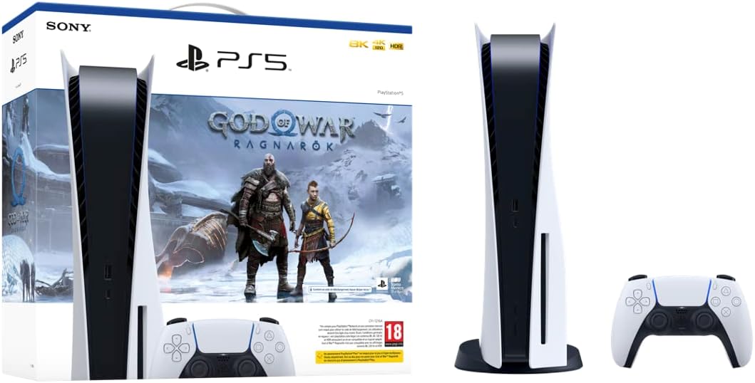 Console Édition Standard Blanche God of War Ragnarok