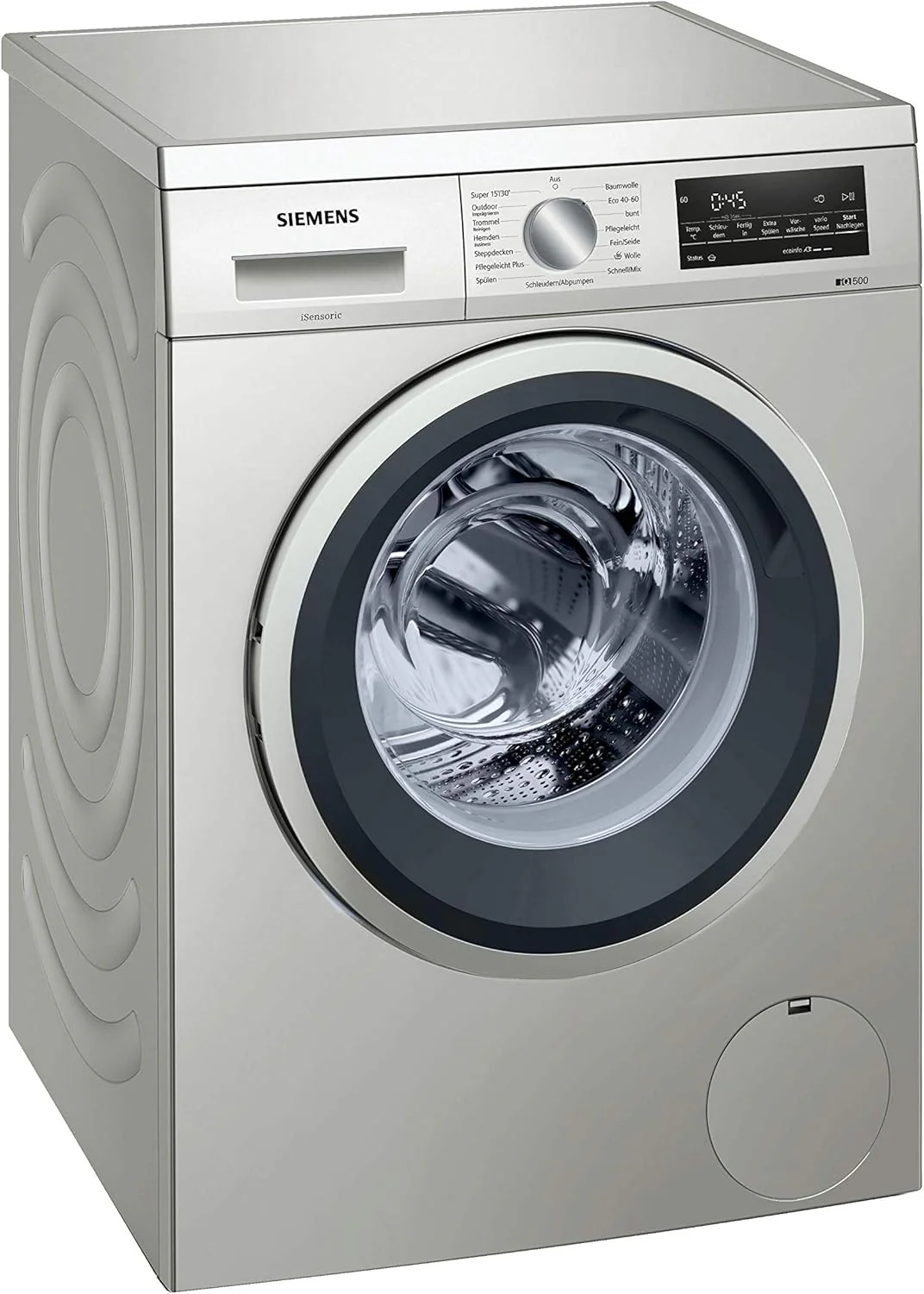 Siemens WU14UTS0 iQ500 onderbouw wasmachine, 9kg, 1400 tpm, Outdoor-impregneerprogramma, varioSpeed functie, bijvulfunctie