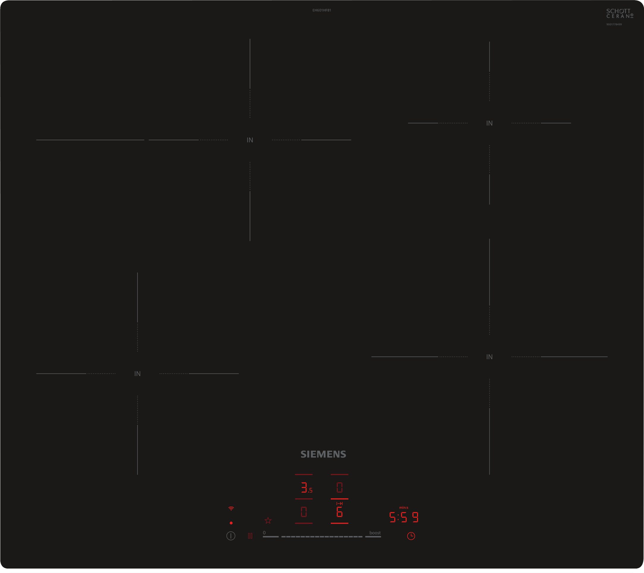 Induktions-Kochfeld iQ300 EH601HFB1E