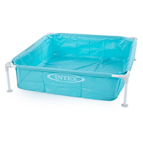 Intex 4ft x 4ft x 12in Mini Frame Kids Beginner Kiddie Swimming Pool (3 Pack) : Giochi e giocattoli