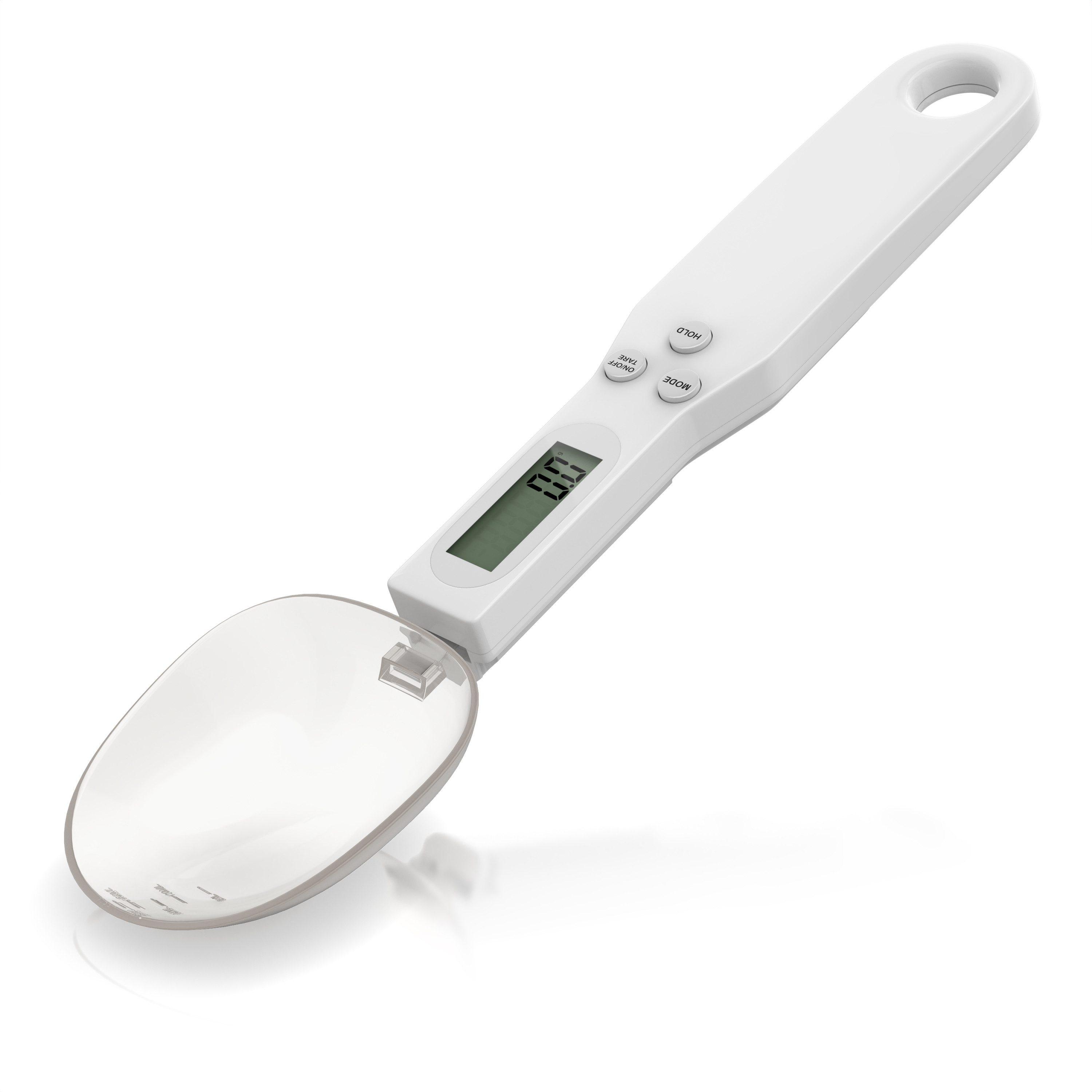 Löffelwaage digital Küchenwaage Feinwaage, LCD-Anzeige, 0,1g Auflösung, max. 500g