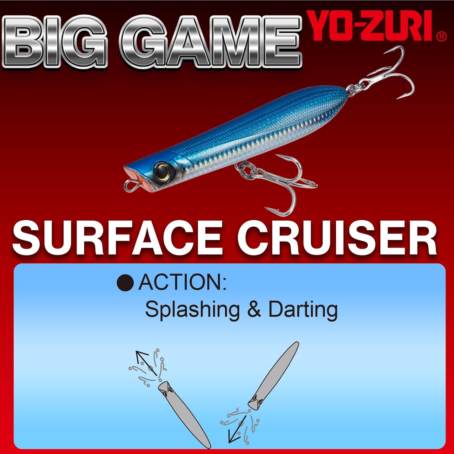 Yo-Zuri Surface Cruiser Floating