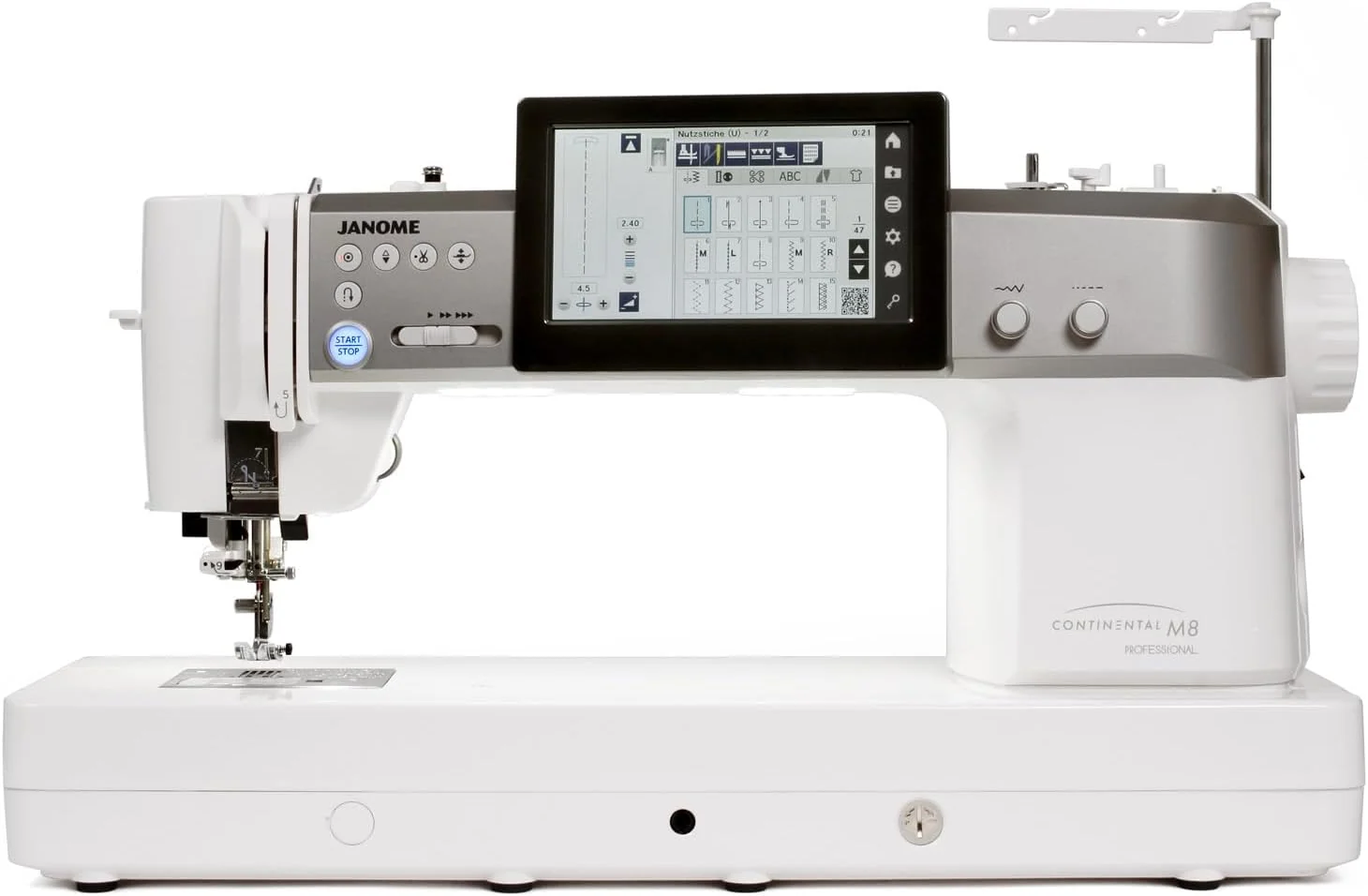 Janome Overlock-Nähmaschinen, Schwarz, Continental M8 Professional Computer-Schnellnäher