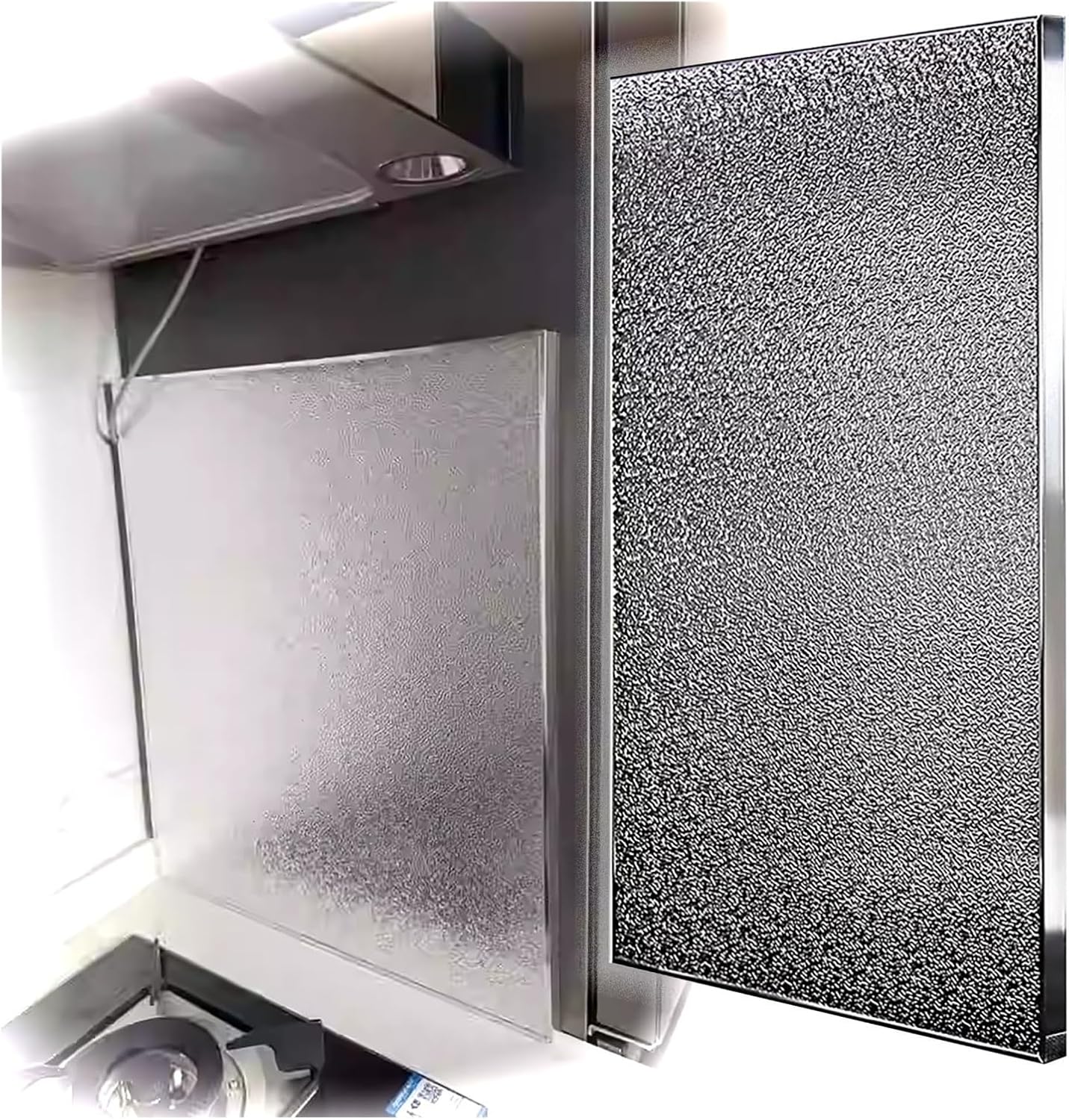 Wärmeschutzplatte für Kühlschränke, Aluminium-Hitzeschildplatte in verschiedenen Größen(115x45 cm/45.3x17.7 in)