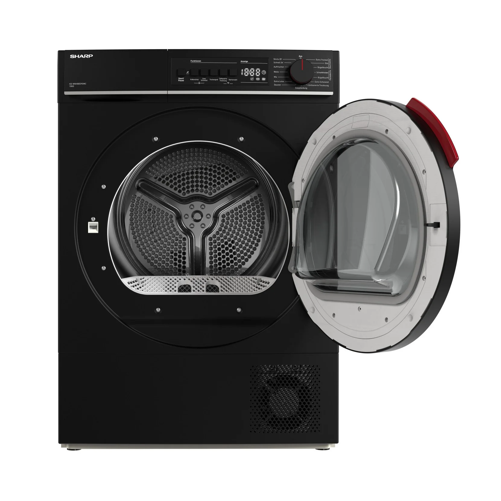 Sharp Wäschetrockner 10kg, KD-WNHB0S9GMC, schwarz, WiFi