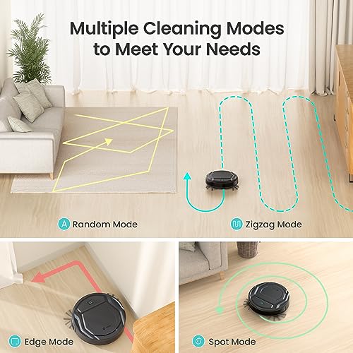 LEFANT Robot Aspirapolvere con 2200Pa, Senza Grovigli,7,6cm Ultra Sottile,Autocaricante,Wi Fi/App/Alexa,120 Minuti,6 Modalità di Pulizia,Ideale per Peli di Animali Domestici,Pavimenti Duri M210 Pro : Casa e cucina
