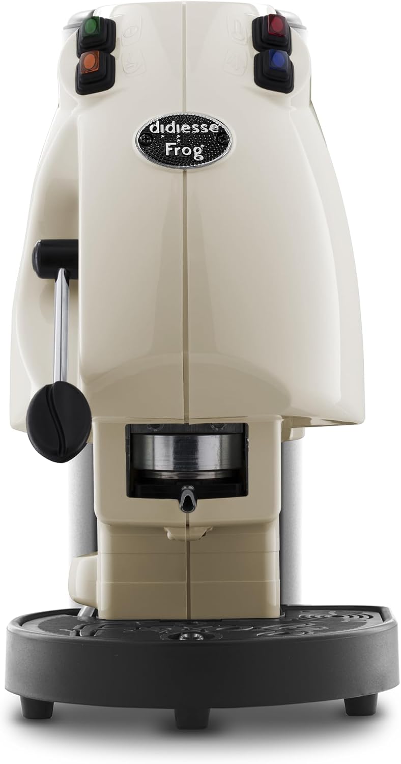 Didiesse Frog Revolution Macchina da Caffè a Cialde, 650 W, da 1 tazza, Avorio