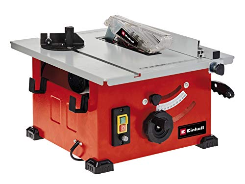 Einhell TC TS 210 Sega circolare da banco (230 240 V,1200 W, giri al min. 4800, lama Ø210 x ø30   24 denti, taglio max 45 mm, piano 525 x 440 mm, guida parallela ed angolare) : Amazon.it: Fai da te