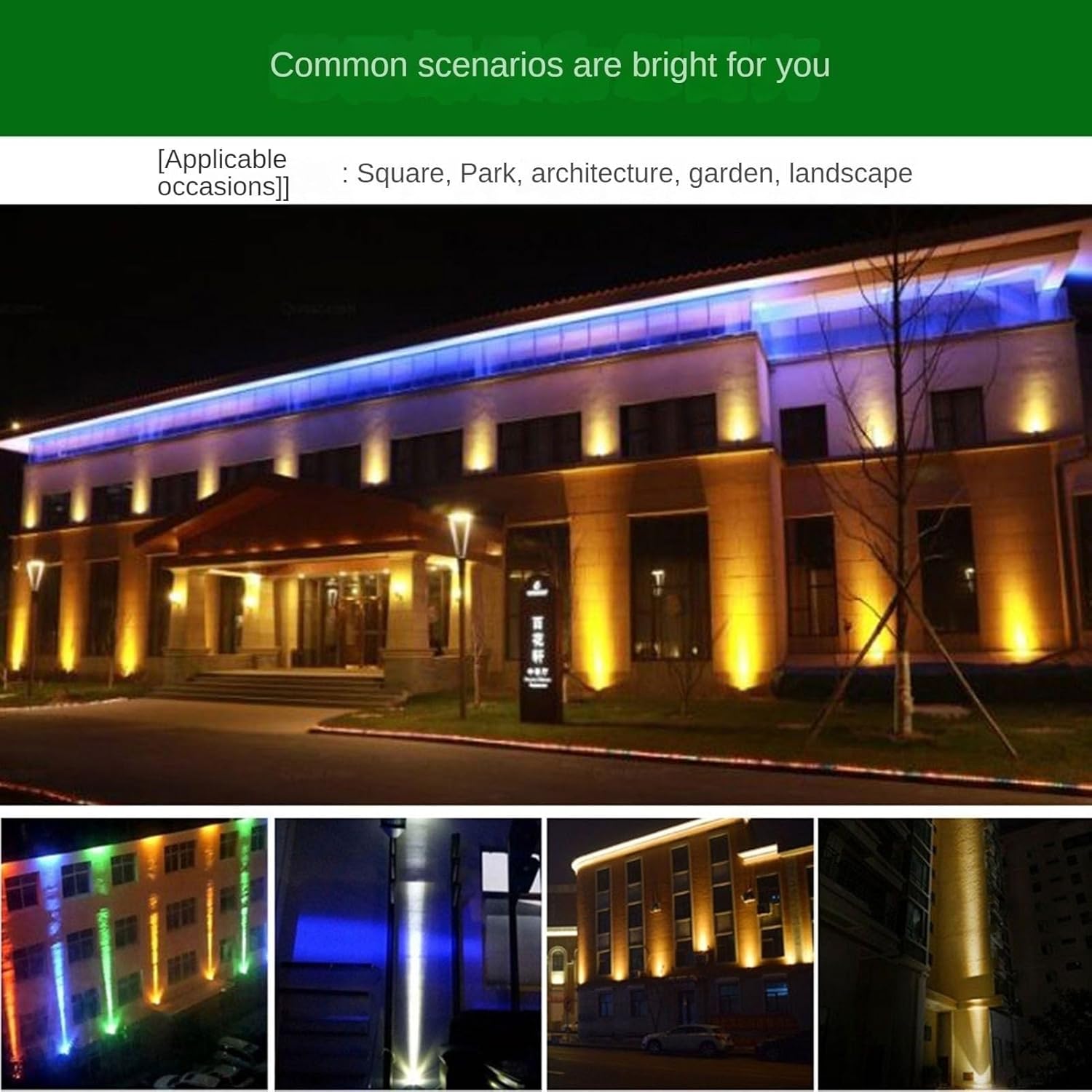 LED-Flutlicht - Außenstrahler, AC85-265V-Scheinwerferstrahler, Wasserdichter Strahlerstrahler Großer Reichweite, Schmallicht-Wandfluter Außenbereich Gartenrasenleuchten(Red Light,80W)