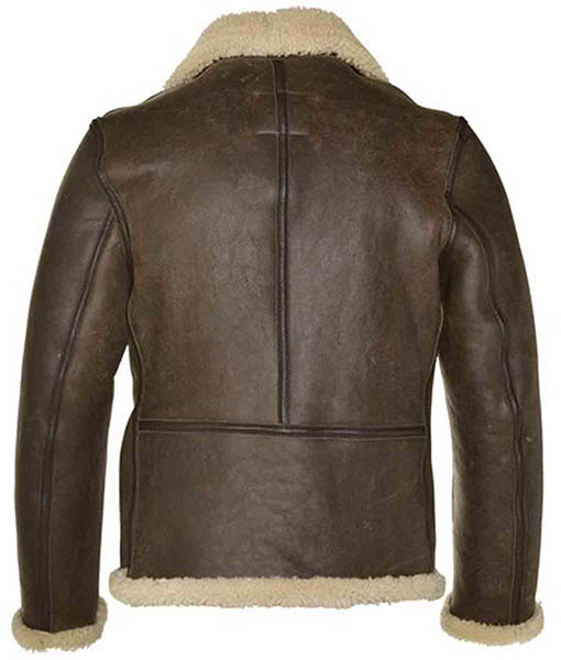 Men’s B-6 Vintage Sheepskin Shearling Leather Jacket
