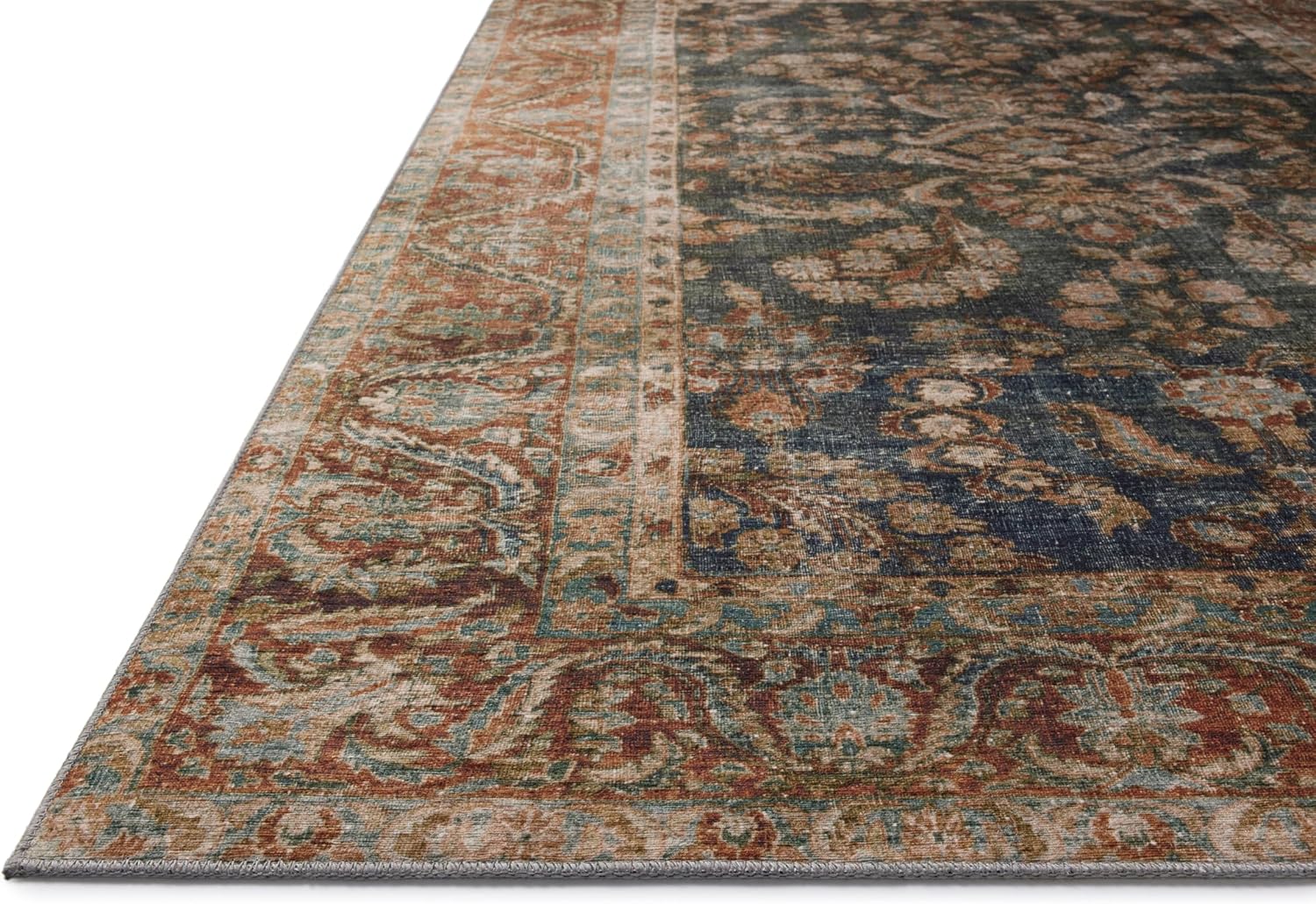 Loloi Chris Loves Julia Jules Collection JUL-10 Ocean/Spice 7'-6